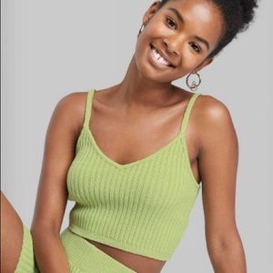 Ribbed Sweater Tank Top